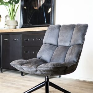 Fauteuil Daan antraciet-sfeer