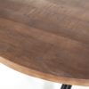Eettafel rond met kruispoot 150 x 150 - Afbeelding 3