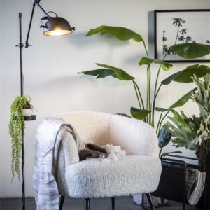 Fauteuil Babe wit sfeer