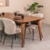 LABEL51 Eetkamertafel Fly - Nature - Mangohout - 190x100 cm