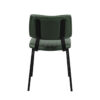 LABEL51 Eetkamerstoel Gusto - Hunter - PU-Leder - Black Frame - Afbeelding 4