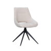 LABEL51 Eetkamerstoel Marlow - Naturel - Elite - Black Frame - Afbeelding 3
