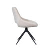 LABEL51 Eetkamerstoel Marlow - Naturel - Elite - Black Frame - Afbeelding 5