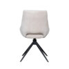LABEL51 Eetkamerstoel Marlow - Naturel - Elite - Black Frame - Afbeelding 6