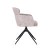 LABEL51 Eetkamerstoel Levi - Naturel - Elite - Black Frame - Afbeelding 5