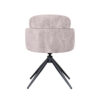 LABEL51 Eetkamerstoel Levi - Naturel - Elite - Black Frame - Afbeelding 6