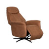 LABEL51 Fauteuil Oslo - Cognac - Micro Suede - One Size - Afbeelding 5