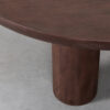 LABEL51 Eetkamertafel Olly - Espresso - Mangohout - 150 cm - Romd - Afbeelding 6