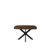 LABEL51 Eetkamertafel Blake - Espresso - Mangohout - 130x130 cm - Afbeelding 6