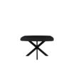 LABEL51 Eetkamertafel Blake - Zwart - Mangohout - 130x130 cm - Afbeelding 6