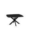 LABEL51 Eetkamertafel Blake - Zwart - Mangohout - 130x130 cm - Afbeelding 3