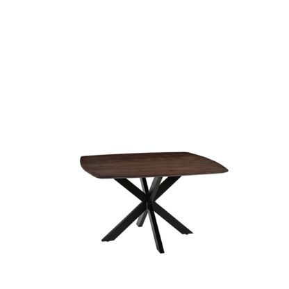 LABEL51 Eetkamertafel Blake - Espresso - Mangohout - 140x140 cm - Afbeelding 5