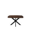 LABEL51 Eetkamertafel Blake - Espresso - Mangohout - 140x140 cm - Afbeelding 6