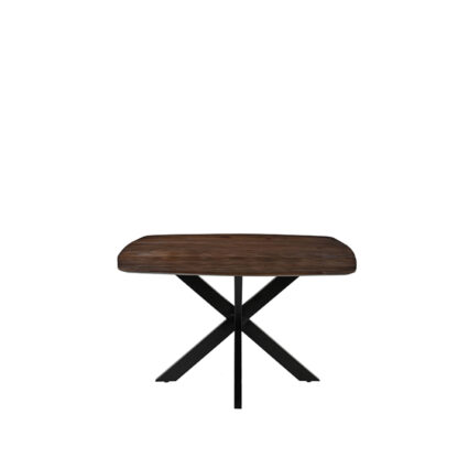 LABEL51 Eetkamertafel Blake - Espresso - Mangohout - 140x140 cm - Afbeelding 6