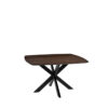LABEL51 Eetkamertafel Blake - Espresso - Mangohout - 140x140 cm - Afbeelding 3