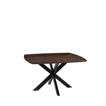 LABEL51 Eetkamertafel Blake - Espresso - Mangohout - 140x140 cm - Afbeelding 3