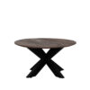 LABEL51 Salontafel Otis - Espresso - Mangohout - 80 cm - Rond - Afbeelding 3