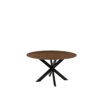 LABEL51 Eetkamertafel Otis - Nature - Mangohout - 130 cm - Rond - Afbeelding 3