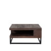 LABEL51 Salontafel Cube - Espresso - Mangohout - 80 cm - Afbeelding 3