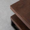 LABEL51 Salontafel Cube - Espresso - Mangohout - 80 cm - Afbeelding 6