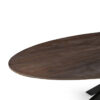 LABEL51 Eetkamertafel James - Espresso - Mangohout - 210 cm - Ovaal - Afbeelding 4