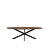 LABEL51 Eetkamertafel James - Nature - Mangohout - 210 cm - Ovaal - Afbeelding 3