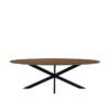 LABEL51 Eetkamertafel James - Nature - Mangohout - 240 cm - Ovaal - Afbeelding 3