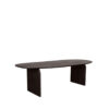LABEL51 Eetkamertafel Cooper - Espresso - Mangohout - 250x110 cm - Afbeelding 3