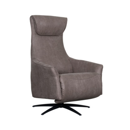 LABEL51 Fauteuil Lund - Taupe - Micro Suede - One Size - Afbeelding 3