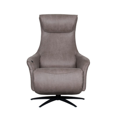 LABEL51 Fauteuil Lund - Taupe - Micro Suede - One Size - Afbeelding 5