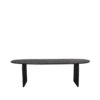 LABEL51 Eetkamertafel Cooper - Zwart - Mangohout - 250x110 cm - Afbeelding 4