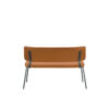 LABEL51 Eetkamerbank Gusto - Cognac - PU-Leder - 120 cm - Afbeelding 4