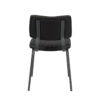 LABEL51 Eetkamerstoel Gusto - Zwart - PU-Leder - Black Frame - Afbeelding 4