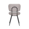 LABEL51 Eetkamerstoel Liva - Stone - Elite - Black Frame - Afbeelding 5
