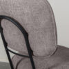 LABEL51 Eetkamerstoel Liva - Stone - Elite - Black Frame - Afbeelding 6