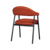 LABEL51 Eetkamerstoel Amaze - Rust - Breathe - Black Frame - Afbeelding 5