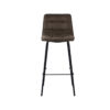 LABEL51 Barkruk Bistro - Moss - Micro Suede - Zithoogte 78 - Afbeelding 3