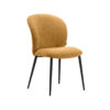 LABEL51 Eetkamerstoel Vino - Mustard - Elite - Black Frame