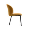 LABEL51 Eetkamerstoel Vino - Mustard - Elite - Black Frame - Afbeelding 4