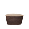 LABEL51 Salontafel Ravi - Espresso - Travertin - 70 cm - Afbeelding 4