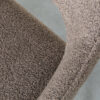 LABEL51 Eetkamerstoel Finley - Bruin - Boucle - Black Frame - Afbeelding 7