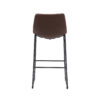 LABEL51 Barkruk Risto - Bruin - PU-Leder - Zithoogte 75 - Afbeelding 5