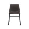 LABEL51 Eetkamerstoel Risto - Donkerbruin - PU-Leder - Black Frame - Afbeelding 3