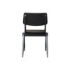 LABEL51 Eetkamerstoel Solid - Zwart - Hout - Black Frame - Afbeelding 5