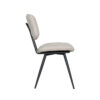 LABEL51 Eetkamerstoel Liva - Naturel - Elite - Black Frame - Afbeelding 3