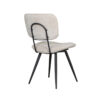 LABEL51 Eetkamerstoel Liva - Naturel - Elite - Black Frame - Afbeelding 4