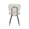 LABEL51 Eetkamerstoel Liva - Naturel - Elite - Black Frame - Afbeelding 5