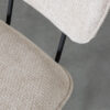 LABEL51 Eetkamerstoel Liva - Naturel - Elite - Black Frame - Afbeelding 7