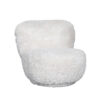 LABEL51 Fauteuil Doodle - Crème - Fluffy - One Size - Afbeelding 5