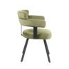 LABEL51 Eetkamerstoel Bardio - Hunter - Fluweel - Black Frame - Afbeelding 4